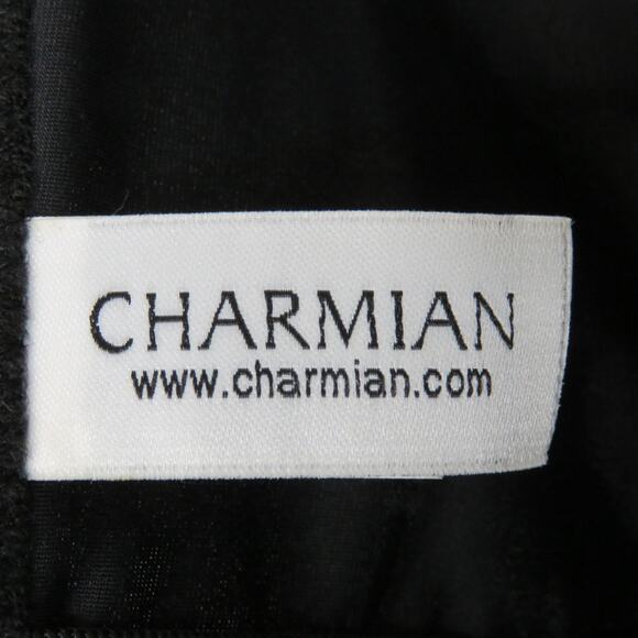 Charmian Black Leather Bustier Top Camisole Size Large - Picture 7 of 8